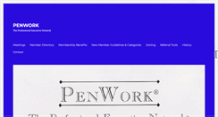 Desktop Screenshot of penwork.com