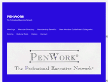 Tablet Screenshot of penwork.com